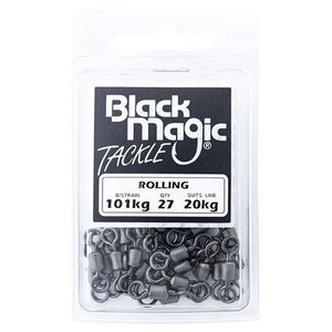 Black Magic Rolling Fishing Swivel Economy Pack 20kg (101kg Breaking Strain)
