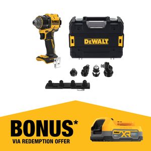 DeWALT 18V XR Multi-Head Drill Driver - Bare Unit