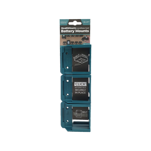 StealthMounts Blue Battery Mounts - 6 Pack