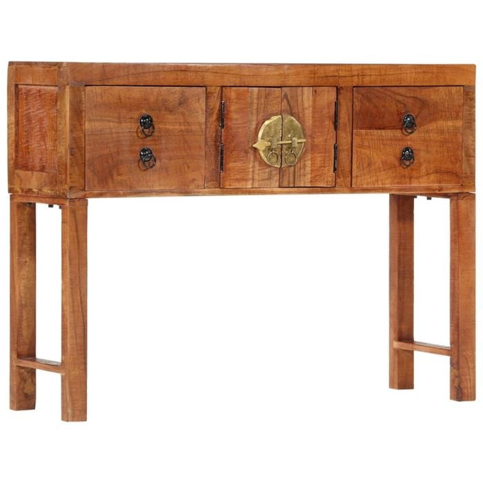 vidaXL Console Table Hallway Table Narrow Side Table Solid Rough Wood