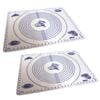 Avanti Silicone Pastry Mat 49.5 X 39cm Set Of 2