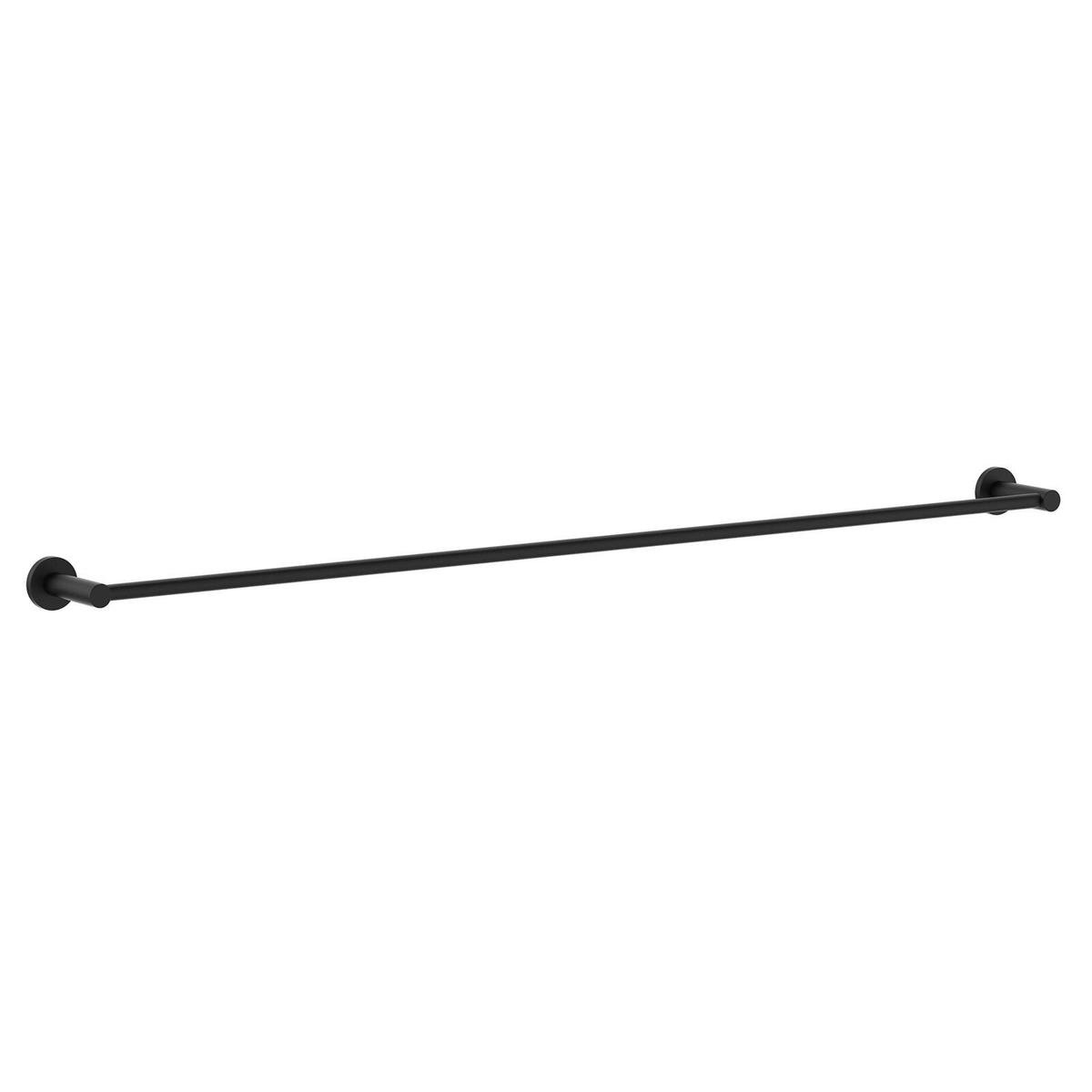 Clark 900mm Black Singel Towel Rail - Bunnings Australia