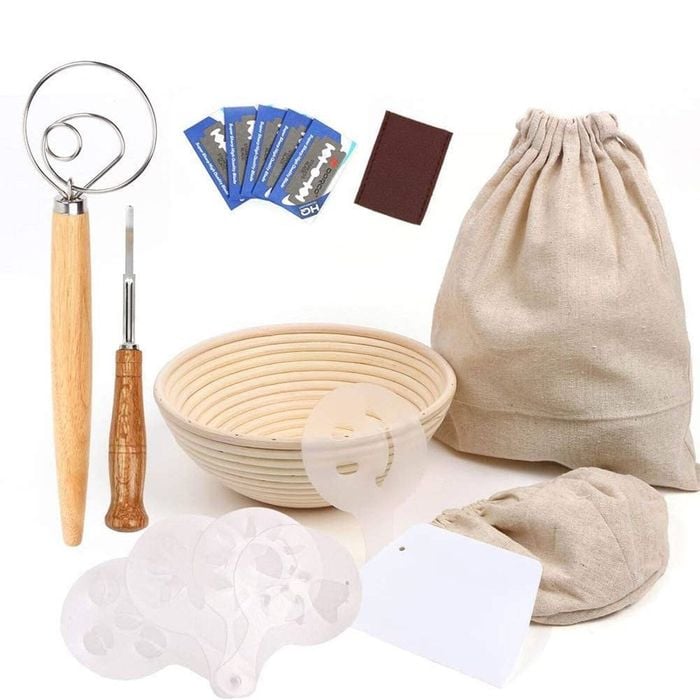 Proofing Basket Set 7pc Baking Tool Home