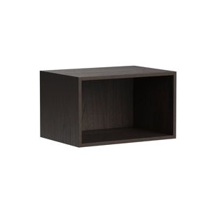 Kaboodle 500-599mm Truffle Oak Customisable Deep Slimline Open Shelf
