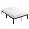 Zinus Queen Elias Metal Bed Base & Bonnell Spring Mattress Set, Essential Inner Spring