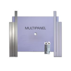 Multipanel 900 x 900mm Standard Centre Outlet Shower Base Kit