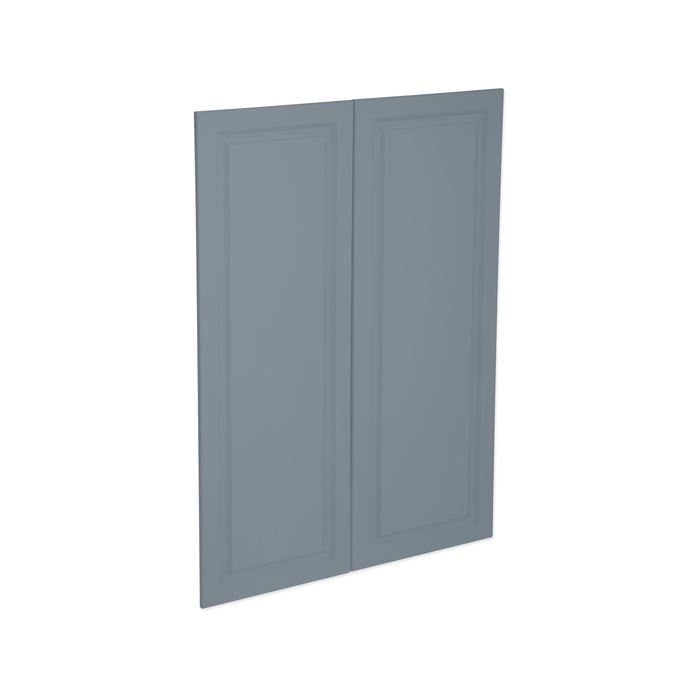 Kaboodle 900mm Heritage Danish Blue Medium Pantry Doors - 2 Pack