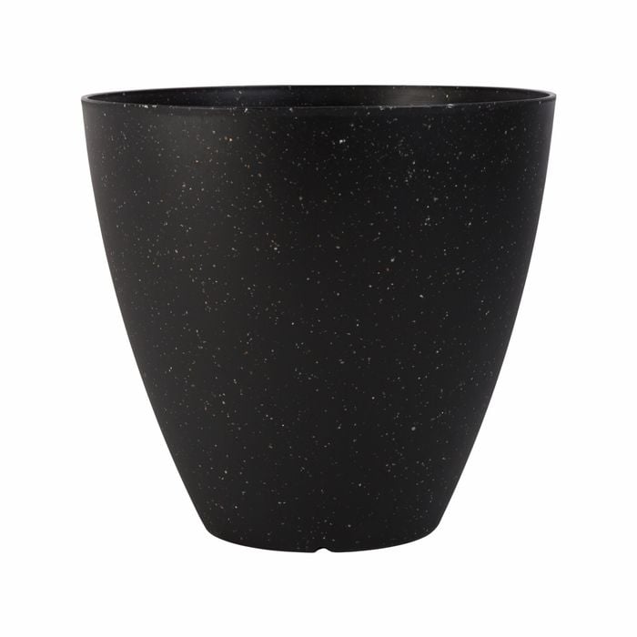 Northcote Pottery 37cm Black Terrazzo Self Watering Pot