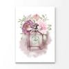 Perfume Pink Flowers Print 100% Australian Made 100 x 150cm (Acrylic)