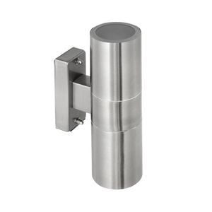 Brilliant Stainless Steel Coolum Up Down Exterior Wall Light