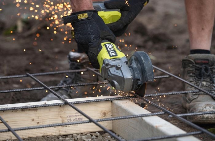 Install the steel.