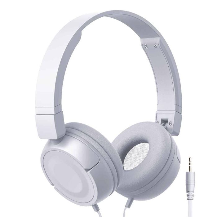 Laser Wired Foldable Headphones (Gray)