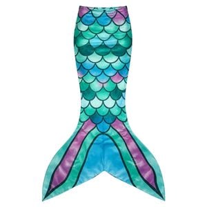 Catzon 142x60cm Mermaid Blanket Soft Flannel All-season Sleeping Bag-green