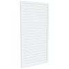 ProtectorAl 300-1000W X 1001-2000H Pearl White Aluminium Welded Slat Panel Horizontal 18mm Gap