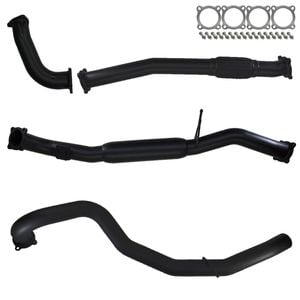 Ignite Exhausts Dump Back For Nissan Gu Patrol 2.8l Td Wagon 3" Inch / Hot Dog 409 Stainless Steel