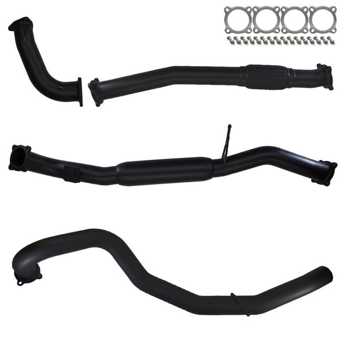 Ignite Exhausts Dump Back For Nissan Gu Patrol 2.8l Td Wagon 3" Inch / Hot Dog 409 Stainless Steel