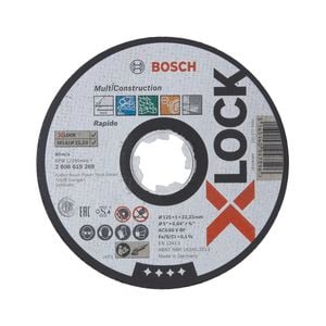 Bosch 125mm X-Lock Multi Construction Cutting Disc 2608619269