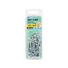 Zenith 5/32" x 25mm Zinc Plated Round Head Bolt And Nut - 20 Pack