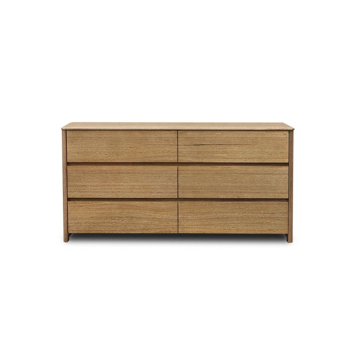 Madeline Light Smoke Dresser - 6DRW