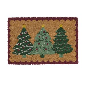 Madras Link 40 x 60cm Christmas Trees Coir Doormat