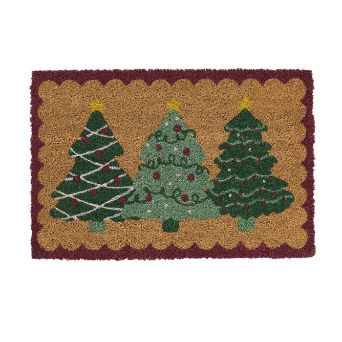 Madras Link 40 x 60cm Christmas Trees Coir Doormat