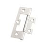 Lane 50mm Zinc Plated Easy Fit Flat Fixed Pin Hinge - 20 Box