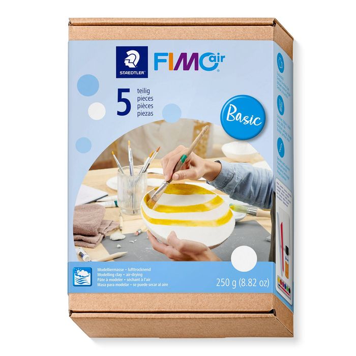 Staedtler 500g FIMOair Basic Set Air-Drying Modelling Clay 
