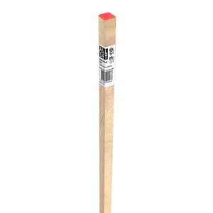 All Set 915 x 6.5 x 6.5mm Hobby Wood Red Rod