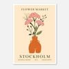 Galrie Scandinavian Botanical Art Print Stockholm Flower Market Decor, Poster Only, 70 x 100cm (28 x 40inch)