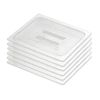 SOGA 1/2 GN Polycarbonate Food Pan Lids Clear 6 Pack