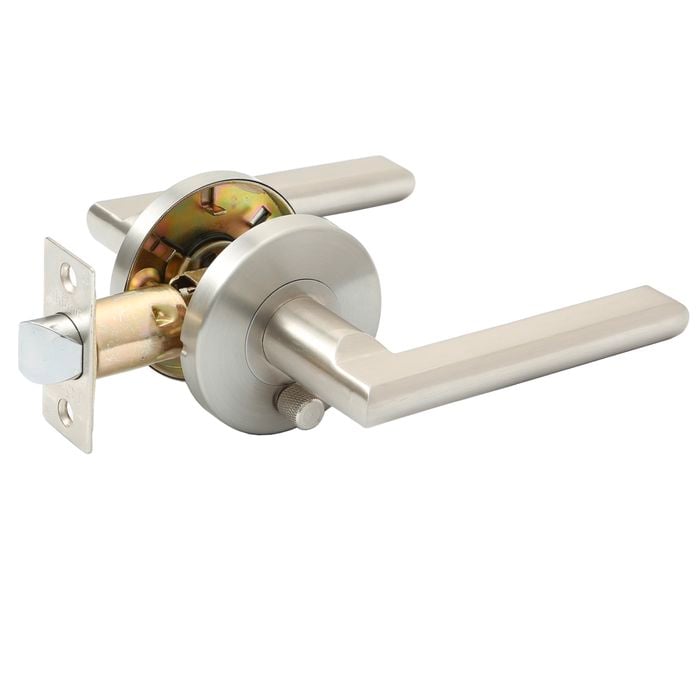Ikonic Brushed Nickel Fellino Privacy Set