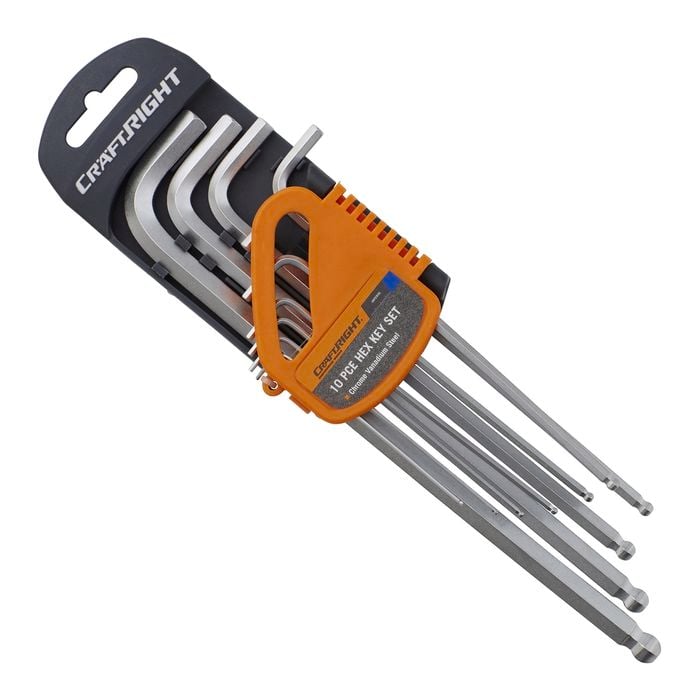 Craftright 10 Piece Hex Key Set Bunnings Australia