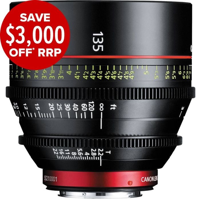 Canon Cn-e 135mm T2.2 L F Cinema Lens (ef Mount)
