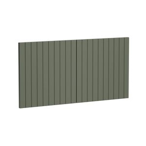 Kaboodle 1000mm Saltbush V-Groove Fridge Cabinet Doors - 2 Pack