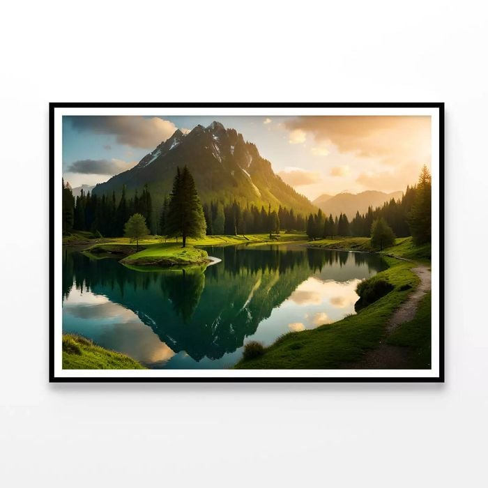 Sunrise over the Mountains  Print 100% Australian Made 90x60cm  (Poster)