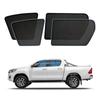 AUSGO Magnetic Window Sun Shade for Toyota Hilux Dual Cab 2015-2025 4-Piece Set Car Shades