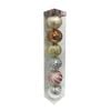 Deck The Halls Jumbo Bauble Ornament - 6 Pack