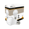 Luce Bella A60 E27 LED 470lm Warm White 6W Globe - 2 Pack