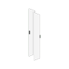 Lugna 2045 x 600 x 16mm White Double Doors - White 600mm