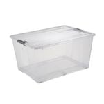 All Set 128L Clear Modular Storage Container