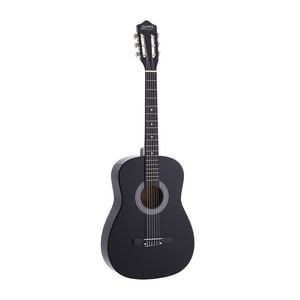 Alpha 38 Inch Acoustic Guitar Full Size Classical Cutaway Nylon String Black