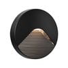 Brilliant 13cm Black Sanur Modern Wall and Light Step