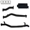 Ignite Exhausts Dpf Back For Toyota Landcruiser 79 Series V8 S/cab 3" With Muffler 409 Stainless Steel
