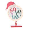 Gibson Gifts LED Ho Ho Ho Christmas Decoration Round Sign Post 80x220x300mm