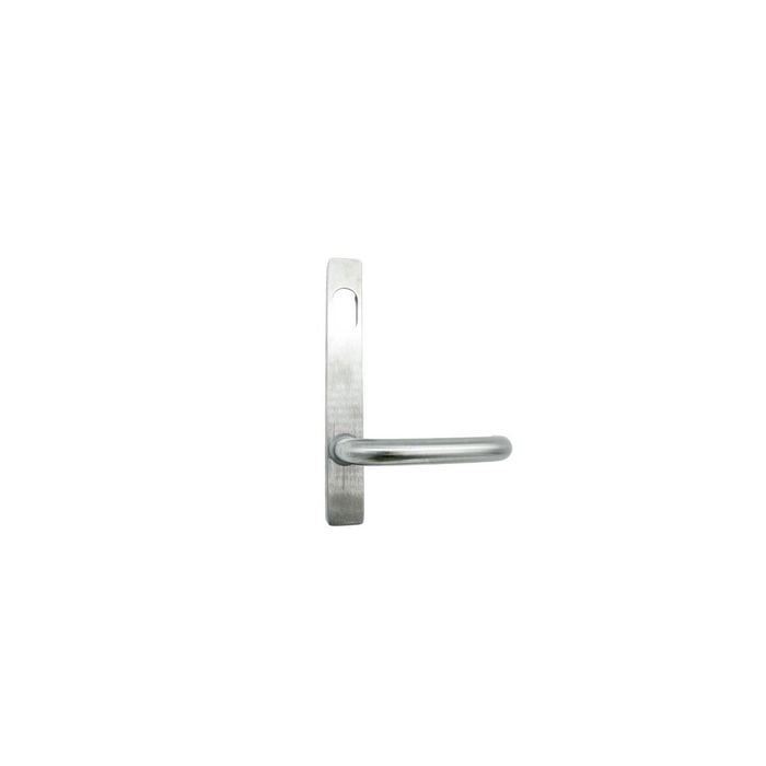 Lockwood Satin Chrome 4800 Narrow Plate Exterior Cylinder & Lever