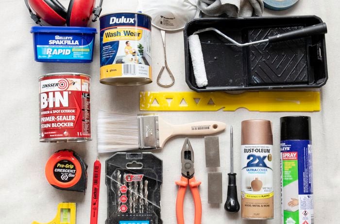 Tools and materials required to complete this project