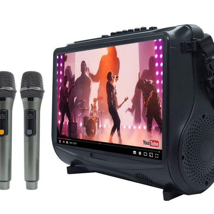 Weconic 15.4" Portable Touchscreen Bluetooth Karaoke Speaker With Wireless Microphones