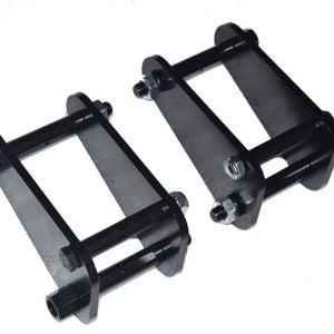 Machter Autoparts Pair Front 2"50mm Extended Shackles Fit For Toyota Landcruiser 73 74 75 40 60 series