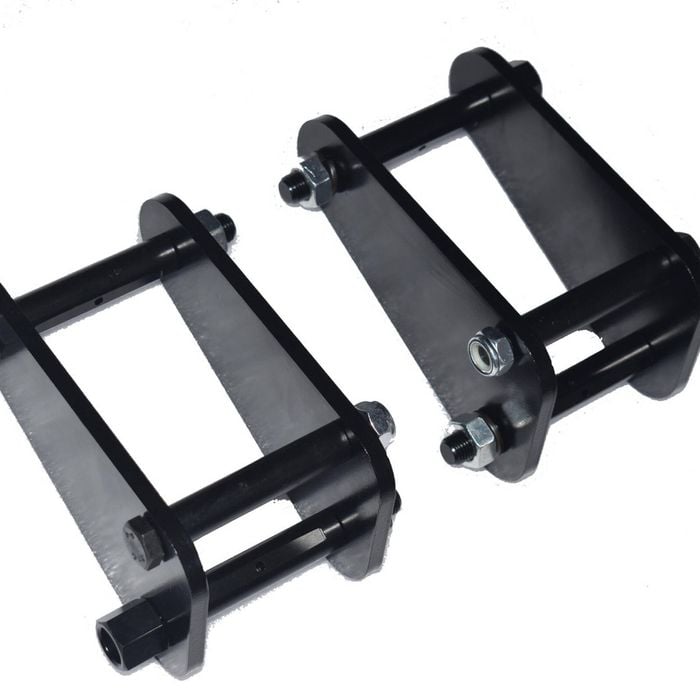 Machter Autoparts Pair Front 2"50mm Extended Shackles Fit For Toyota Landcruiser 73 74 75 40 60 series
