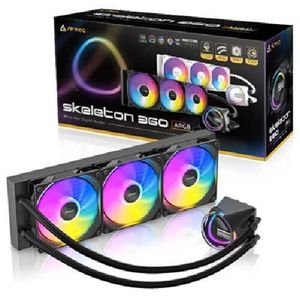 Antec Skeleton 360 ARGB-WHITE, All-in-One Liquid Cooler, 360mm, PWM ARGB fans, 2000RPM, 72.29CFM, ≤32dB, Intel/AMD support, al